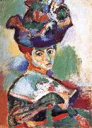 Henri Matisse Hat woman oil